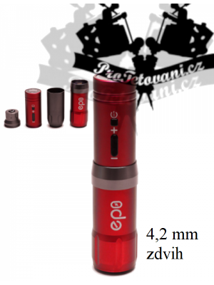 AVA GT PEN EP8 RED 2v1 wireless rotary tattoo  4,2 mm 