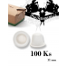 Biologicky rozložitelné kelímky z cukrové třtiny balení 100 ks 11 mm