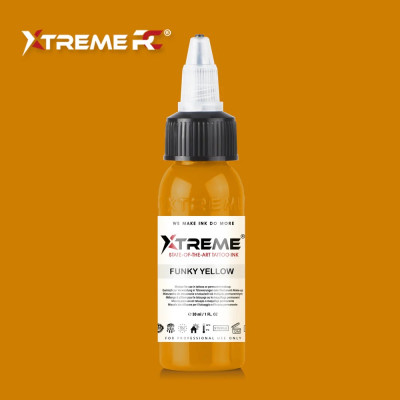 XTREME Ink FUNKY YELLOW tattoo ink 30ml