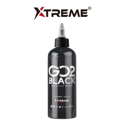 XTreme Ink - GO2 BLACK tetovací barva 240 ml