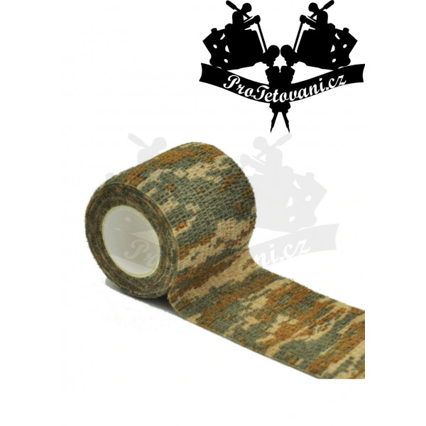 Bandage for tattoo grip Army Brown