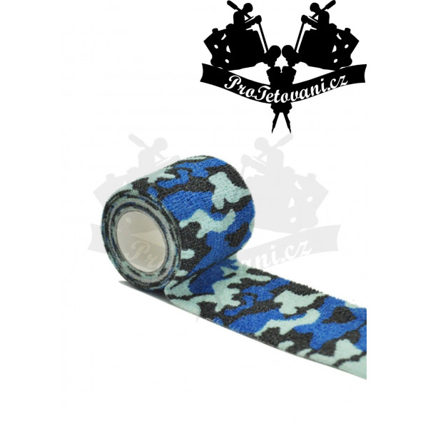 Bandage for tattoo grip Army Blue