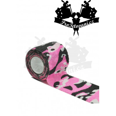 Bandage for tattoo grip Army Pink