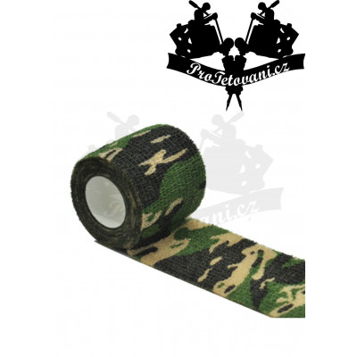Bandage for tattoo grip Army