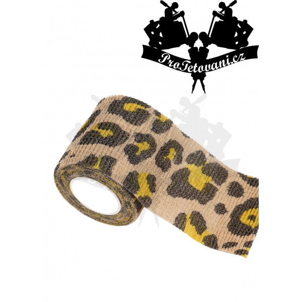 Bandage for tattoo grip Leopard