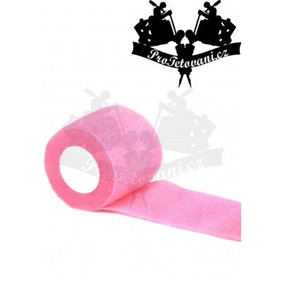 Bandage for tattoo grip Pink