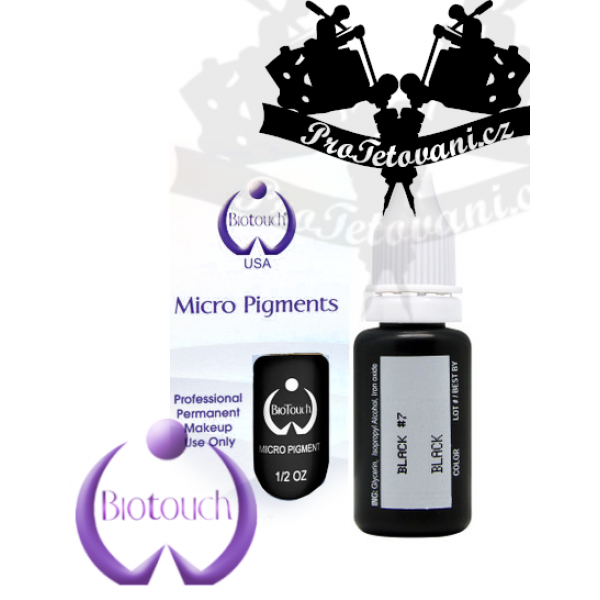 Permanent makeup ink BioTouch Black 15 ml