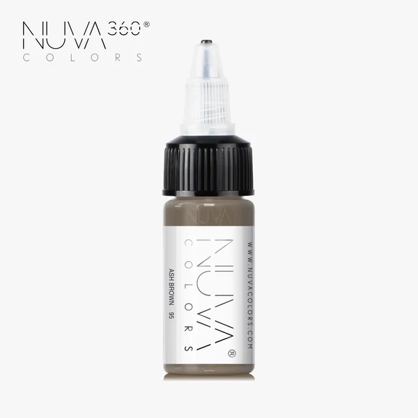 Color for permanent make-up Nuva Ash Brown REACH 15 ml