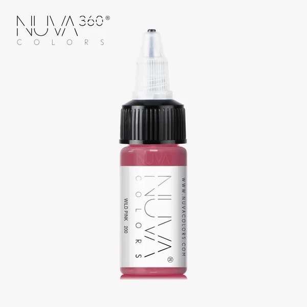 Color for permanent make-up Nuva Wild Pink REACH 15 ml