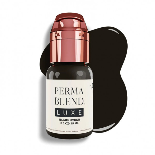 Barva pro permanentní make up Perma Blend LUXE Black Umber 15 ml REACH