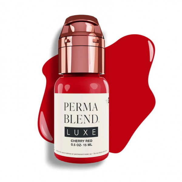 Barva pro permanentní make up Perma Blend LUXE Cherry red 15 ml REACH