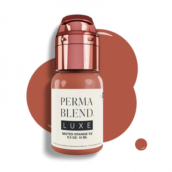 Barva pro permanentní make up Perma Blend LUXE Muted Orange v2 15 ml REACH 2023