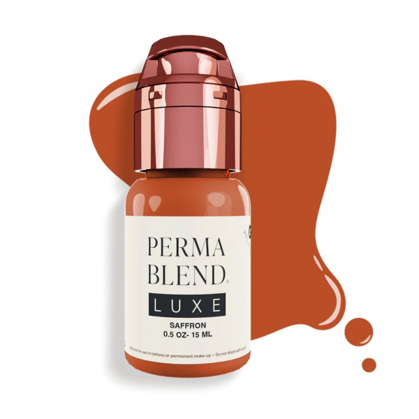 Barva pro permanentní make up Perma Blend LUXE Saffron 15 ml REACH