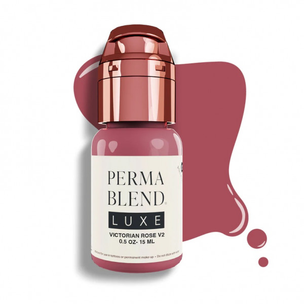 Barva pro permanentní make up Perma Blend LUXE Victorian Rose V2 15 ml REACH