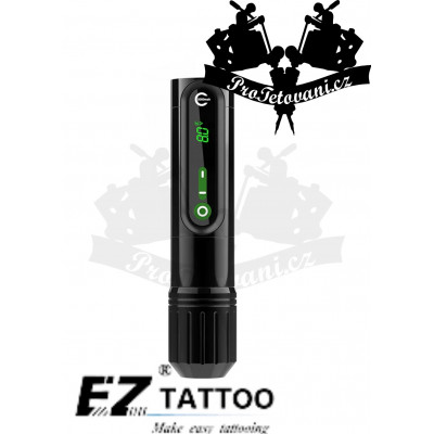 Bezdrátový dobíjecí rotační tetovací strojek EZ P2 EPIC BLACK