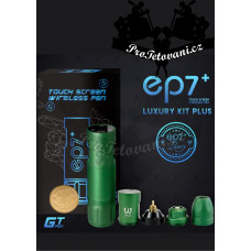 AVA PREMIUM GT PEN EP7 wireless rotary tattoo machine + LUXURY Kit Green