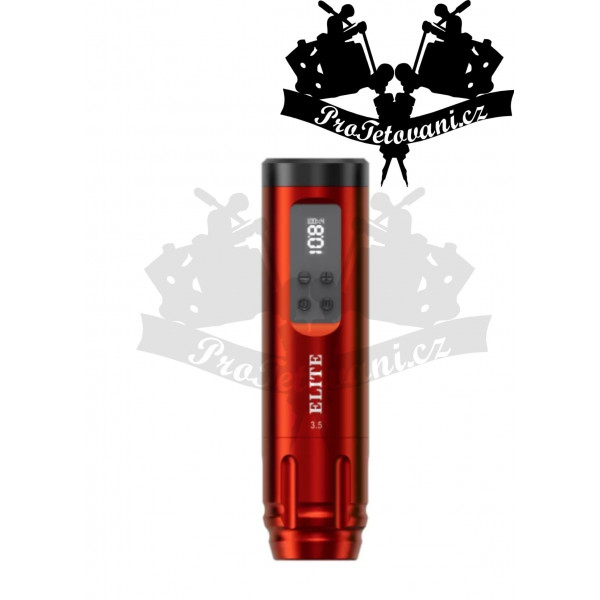 Battery rotary tattoo machine ELITE FLY V3 red 3.5 mm