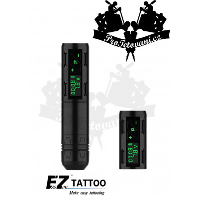 Bezdrátový dobíjecí rotační tetovací strojek EZ Portex Gen 2S dobíjecí BLACK 