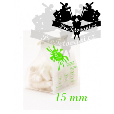 Biologicky rozložitelné kelímky z cukrové třtiny balení 100 ks 15 mm