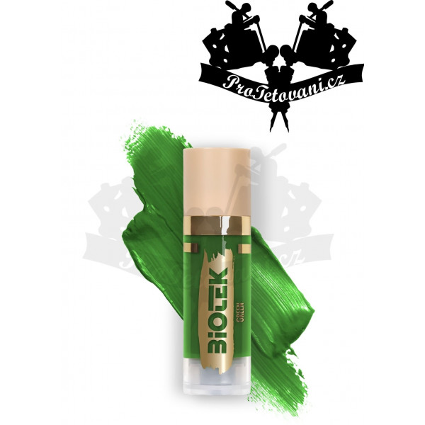 Biotek ink for permanent make-up Green 18 ml