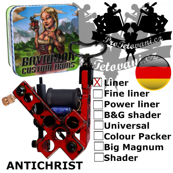 Professional coil machine Bavarian Custom Irons Antichrist Liner