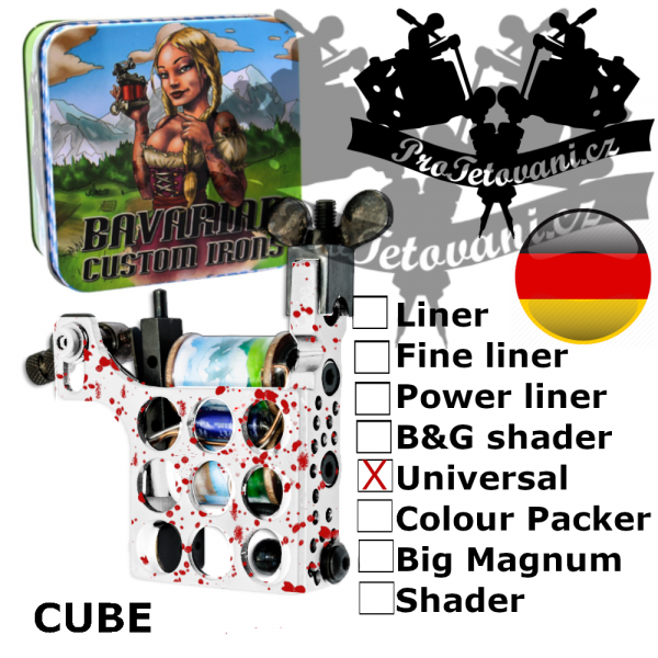 Professional coil machine Bavarian Custom Irons Cube Universal 
