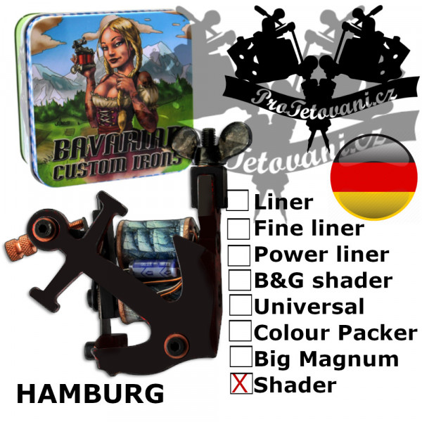Professional coil machine Bavarian Custom Irons Hamburg Shader 