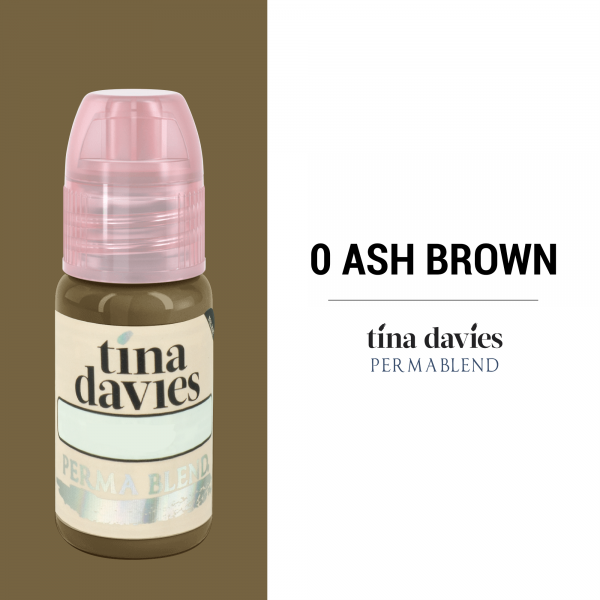 Perma Blend Tina Ash brown color for permanent makeup 15 ml