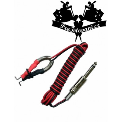 Clip cord pro tetovací strojky Black and Red
