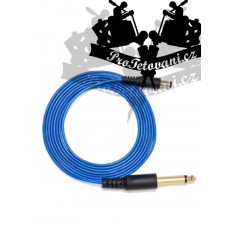 Extra thin DC CORD for tattoo machines blue