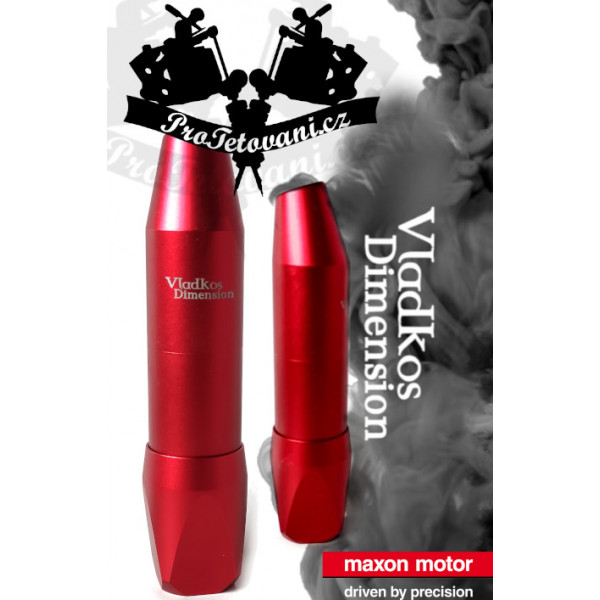Vladkos Dimension Maxon Red rotary tattoo machine 