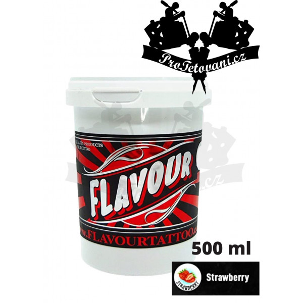 Dynamic Flavor Tatto scented petroleum jelly 500 ml STRAWBERRY