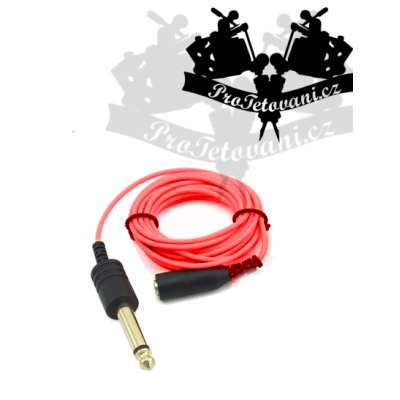 Extra tenčený 3,5 kabel s vývodem 6,3 RED