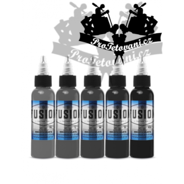 Fusion ink set of shading tattoo colors Bolo Smooth Gray