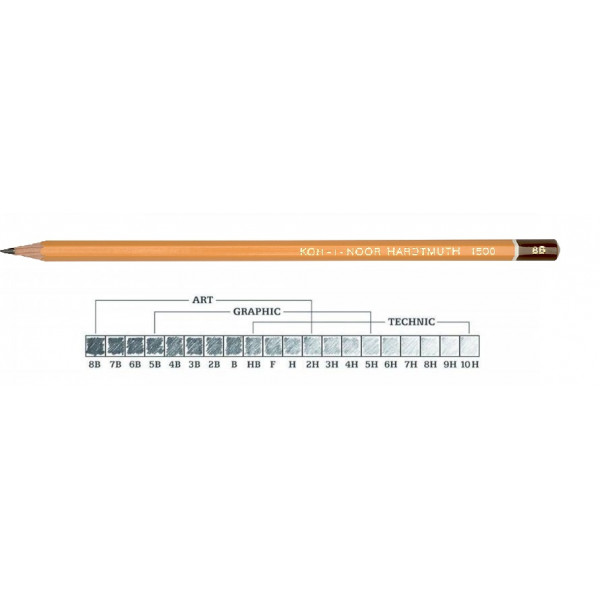 Graphite pencil 8B KOH-I-NOOR