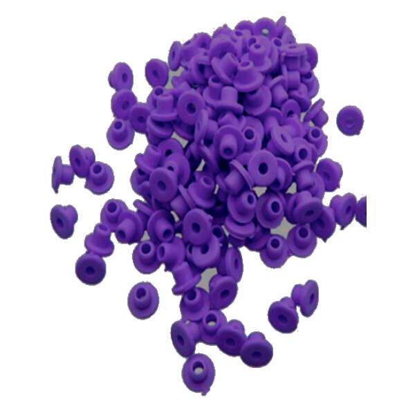Grommets rubber bands for tattoo machines purple 30pcs