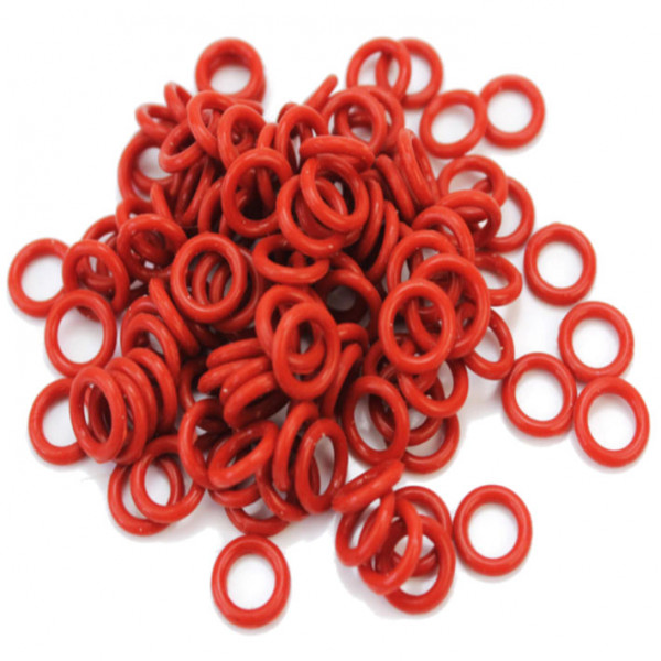 O ring rubber bands for tattoo machine Red 25pcs