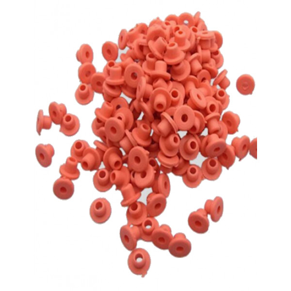 Grommets rubber bands for tattoo machines red 30pcs