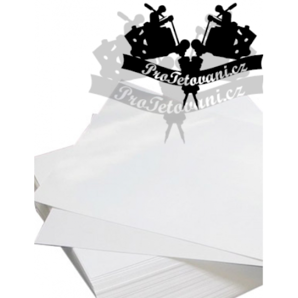 Tissue paper for the transmission of a tattoo motif - suitable for printers