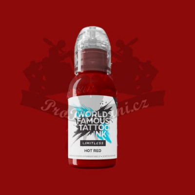 Tattoo ink World Famous Limitless HOT RED 30 ml REACH