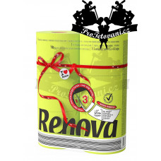 Packaging of colored and biodegradable RENOVA GREEN paper