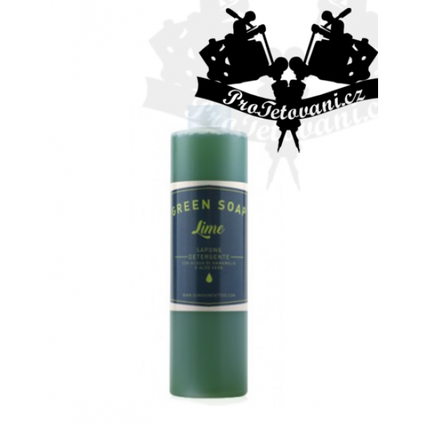 Sunskin green soap Lime organické antibakteriální mýdlo 250 ml