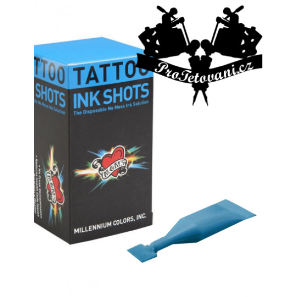 INK SHOTS 2 ML Tattoo ink Moms Millennium Caribbean Blue