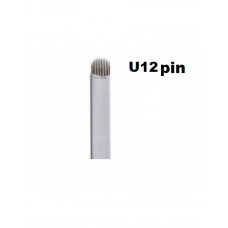 Needle blade for 3D permanent make up U12 pin round sterile