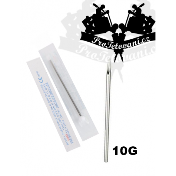 Sterile piercing needle 10 G 2.5 mm