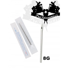 Sterile piercing needle 8 G 3 mm