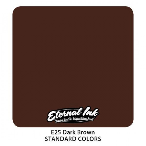 Eternal ink Dark Brown umělecká barva