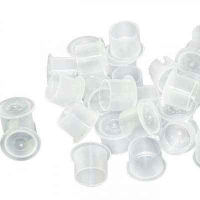 Tattoo ink cups 11 mm with flat 
