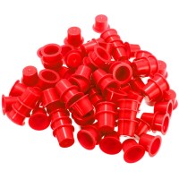 Cups for tattoo colors 15mm red 50pcs