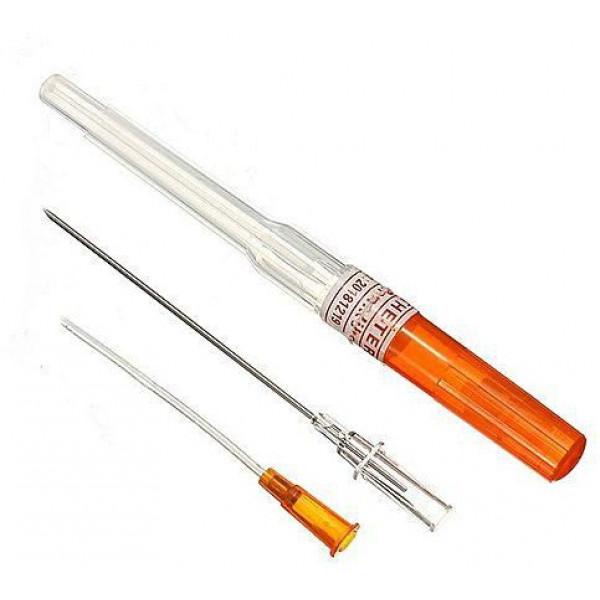 Sterile cannula for piercing 14 G